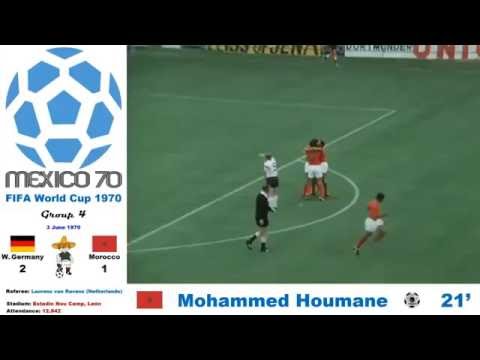 المغرب في كاس العالم 1970 المكسيك 