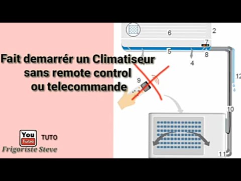 Fait Demarrér Un Climatiseur Sans Remote Ou Telecommande Climatisation 