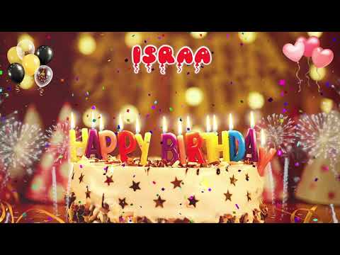 ISRAA Birthday Song Happy Birthday Israa 