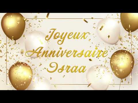 Joyeux Anniversaire Israa 