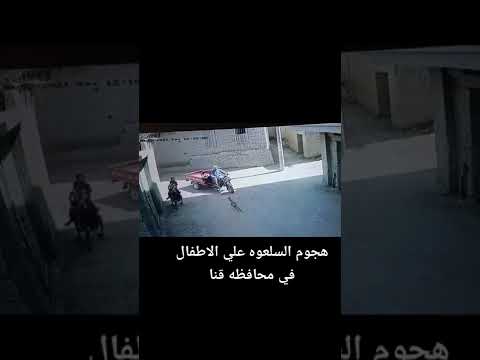 هجوم السلعوه ع الاطفال في عز النهار في محافظه قنا 