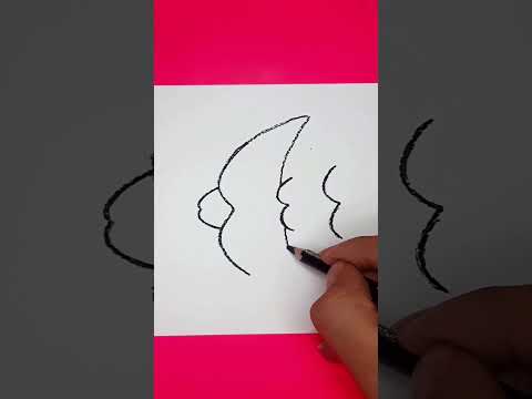رسم الصقر بطريقة سهلة جدا تعلم الرسم خطوة بخطوة Shorts 