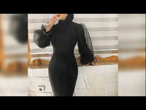 افكار لفساتين سواريه سوداء Ideas Black Evening Dresses 