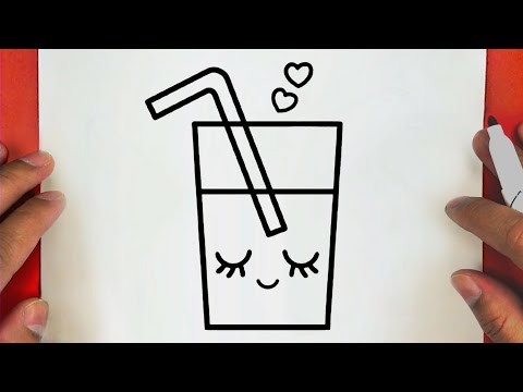 كيف ترسم كوب كيوت وسهل خطوة بخطوة رسم سهل تعليم الرسم للمبتدئين Cute Cup Drawing 