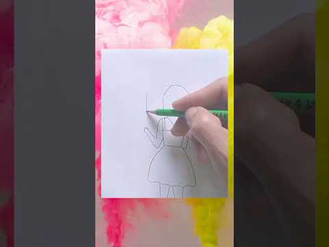 رسم سهل جدا وجميل للمبتدئين Girldrawing Drawing 