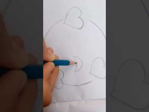 رسم سهل تعلم رسم ايموجي الفيسبوك ايموشن القلب Facebook Emoji رسم سمايلات 