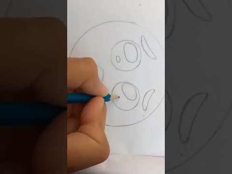 رسم سهل تعلم رسم ايموجي الفيسبوك الكيوت الحزين Facebook Emoji رسم سمايلات 