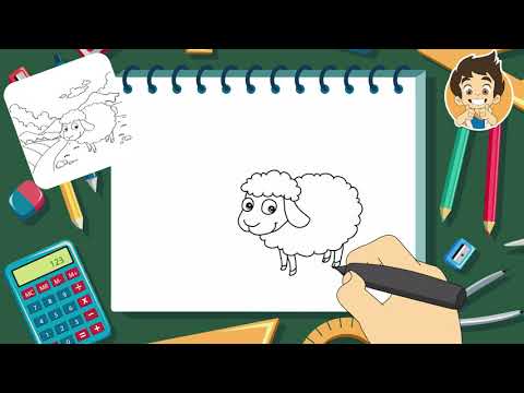 تعلم رسم خروف تعلم الرسم للأطفال 