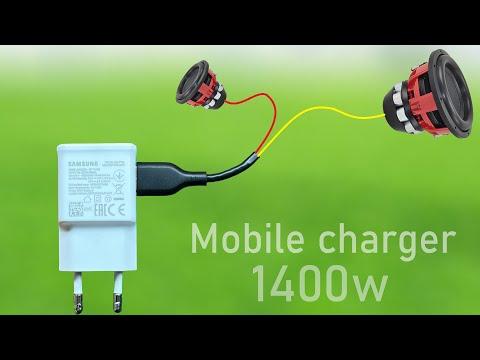 How To Turn Mobile Charger Into A Amplifier No IC Step By Step 