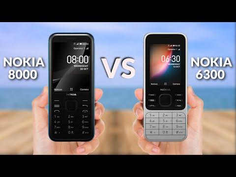Nokia 8000 4G VS Nokia 6300 4G 