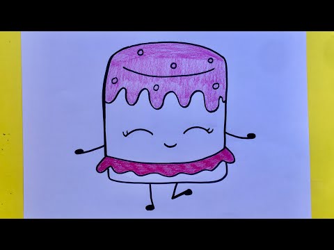 تعليم الرسم للأطفال رسم مارشميلوو كيوت للأطفال Howtodraw Preschool Drawing Artforkids Art 