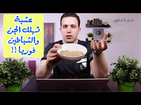 عشبة تقضي على الجن والشياطين. ويجب توافر الشيح في كل بيت لعلاج المس والسحر 