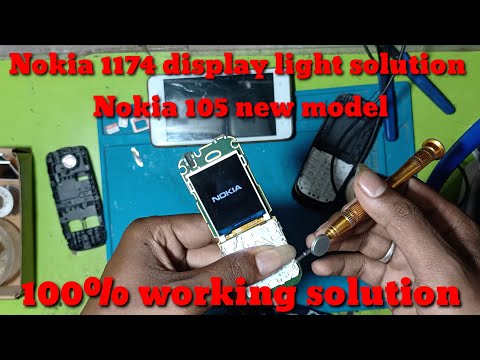 Nokia Ta 1174 Display Light Solution Nokia 105 الطراز الجديد Dispaly Light Jumper 