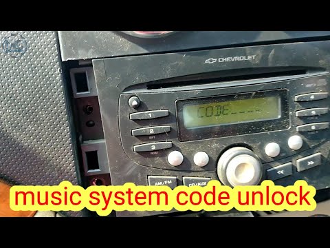 Chevrolet Aveo Music System How To Code Unlock 