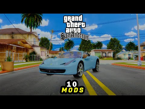 إضافة أفضل 10 مودات لتحسين لعبة GTA San Andreas للكمبيوتر 