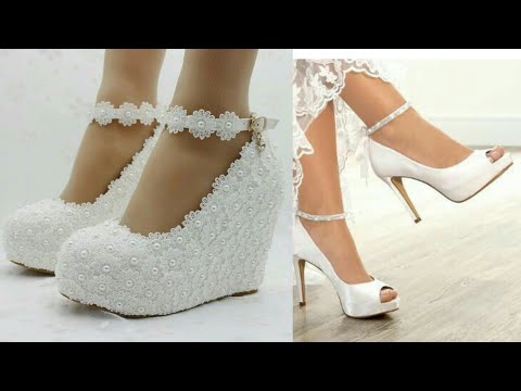 اجمل كولكشن احذية زفاف للعرائس بيضاء 2021 