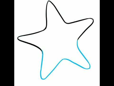 رسم نجمة البحر خطوة بخطوة How To Draw A Star Fish Step By Step Shorts 
