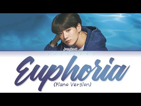 BTS Jungkook Jungkook Euphoria Piano Ver Lyrics Eng Rom Han Lyrics 