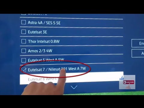 طريقة إضافة قمر النايل سات وعرب سات على تلفزيون السامسونج Samsung Smart TV 2018 