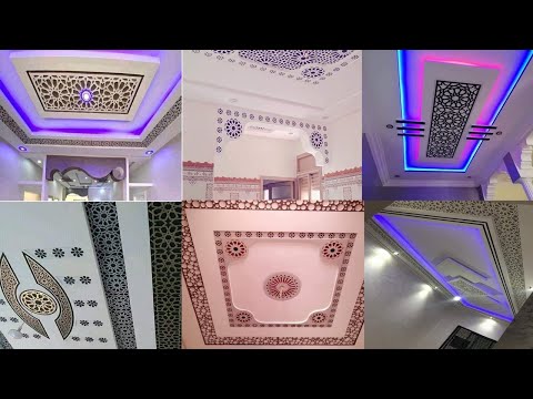 ديكورات الجبس المغربية عبارة عن خليط من الجبس الروماني و الجبس المنقوش الاندلسي المحلي 