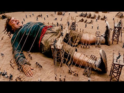 شخص يكتشف جزيرة سكانها كلهم ​​أقزام في حجم النمل ويطلقون عليه اسم Gulliver S Travels 