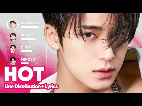 SEVENTEEN HOT Line Distribution Lyrics Karaoke PATREON REQUESTED 