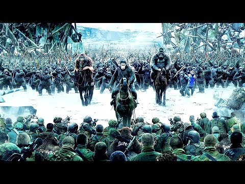 ملخص ثلاثية القرد سيزر الحرب بين القرود والبشر لسه مخلصتش Planet Of The Apes 