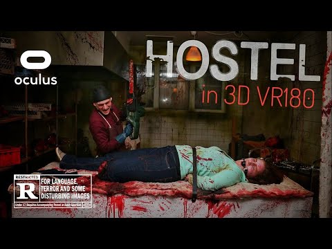 HOSTEL 3D Movie Park Germany VR180 3D VR Horror Scary Creepypasta Experience Oculus 