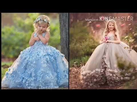 فساتين الاميرات الصغيرات اجمل فساتين السهرات والمناسبات للاطفال البنات موضة 2021 Princess Dress 