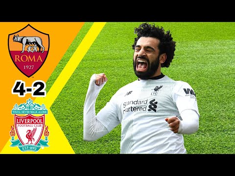 مباراة مجنونة روما ليفربول 4 2 نصف نهائي دوري أبطال أوروبا 2018 وجنون الشوالي جودة عالية 1080i 