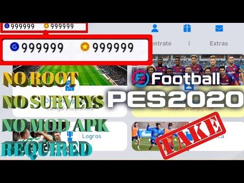 اقسم بالله طريقة تهكير بيس 2020 كاملة بدون روت PES 2020 Hack Get Free Gp Free Coins طريقة تهكير 