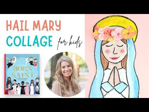 How To Draw And Paint The Virgin Mary For Kids 