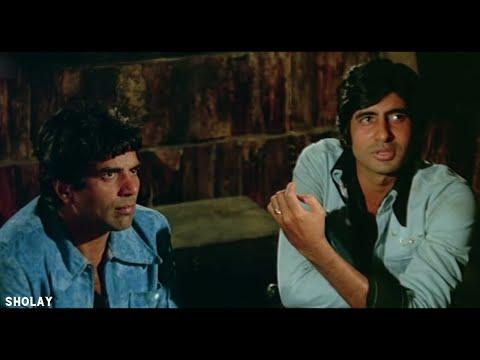 اتنين نصابين بيتحولوا لأبطال بعد ما بيدافعوا عن قرية فقيرة من عصابة لصوص ملخص فيلم Sholay الشعلة 