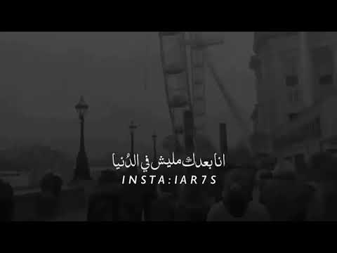 انا مقدرش أبعد ثانيه حالات واتس اب تامر حسني 