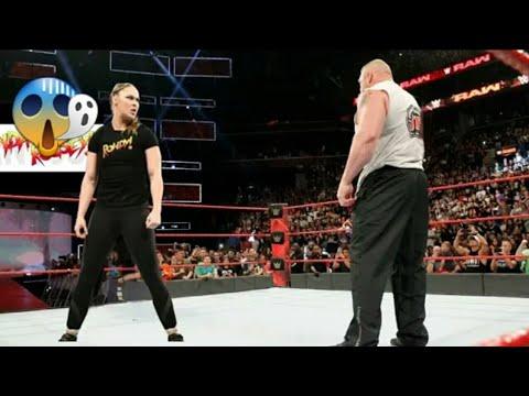 المصارعة الإمبراطورة روندا روزي تدمر أقوى مصارعي WWE 