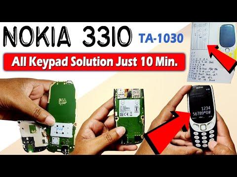 Nokia 3310 Keypad Solution Nokia 3310 TA 1030 All Keypad Solution Just 10 Minutes 