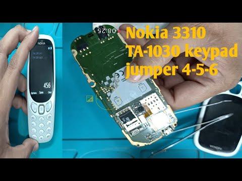 Nokia3310 TA 1030 Keypad Jumper 456 Not Work Problem Solution 