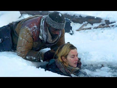 امراة ورجل تسقط بهم الطائرة لوحدهم في الجبال الثلجية البعيدة عن العالم لبعدها يحاولون النجاة 
