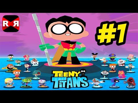 Teeny Titans By Cartoon Network IOS Android Walkthrough Gameplay Part 1 