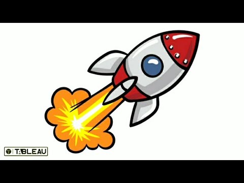 رسم صاروخ كرتون للاطفال والمبتدئينhow To Draw A Cartoon Rocket 