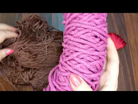 الفرق بين أنواع خيوط المكرميه أنواع خيوط الكروشيه Crochet Yarns 