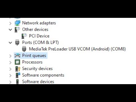 How To Install Mtk Driver MediTek PreLoader USB VCOM 