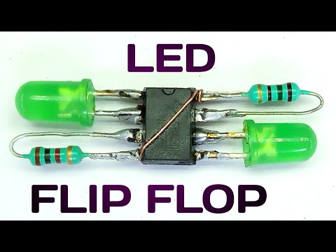 How To Make Double LED Flasher Using 555 Ic 
