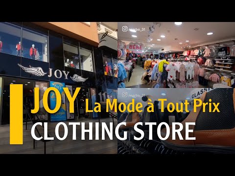 PROMOTIONAL VIDEO Ll JOY Clothing Store متراطوش طمبولا مع جوي مبقاش بزاف ليوم السحب 