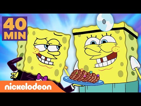 سبونج بوب 40 دقيقة من أكثر وظائف سبونج بوب الممتعة Nickelodeon Arabia 