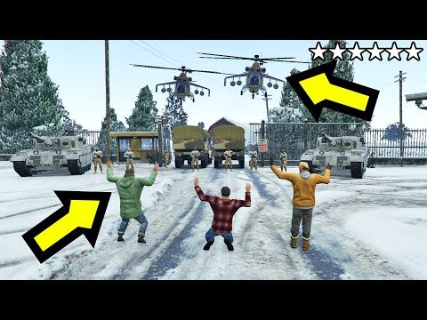 ماذا سيحدث إذا حصلت على 6 نجوم أثناء القيام بمهمة برولوج في Grand 5 GTA V 6 Stars Mod 