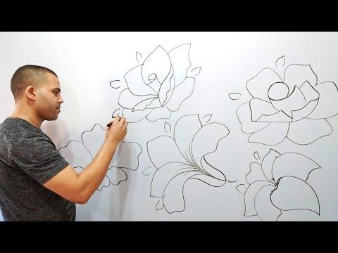 افضل 5 افكار لطريقة رسم الوردة للمبتدئين تعلم رسم الوردة 