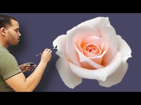 كيف ترسم الوردة بطريقة سهلة للمبتدئين تعلم رسم الوردة 