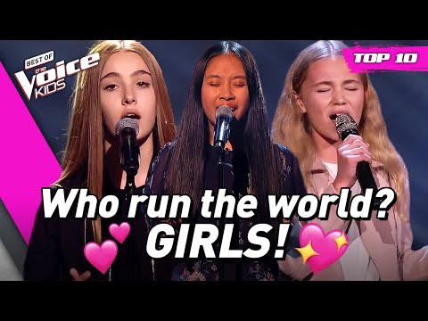 BEST GIRLS Ever In The Voice Kids Top 10 