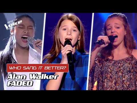 Who Sang Alan Walker S Faded Better The Voice Kids 
